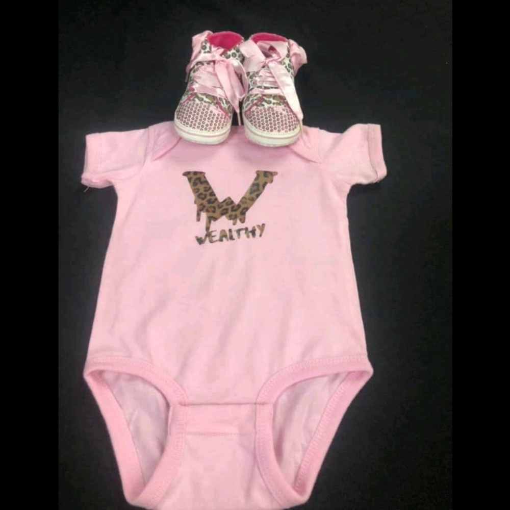 Baby onesies and shoes